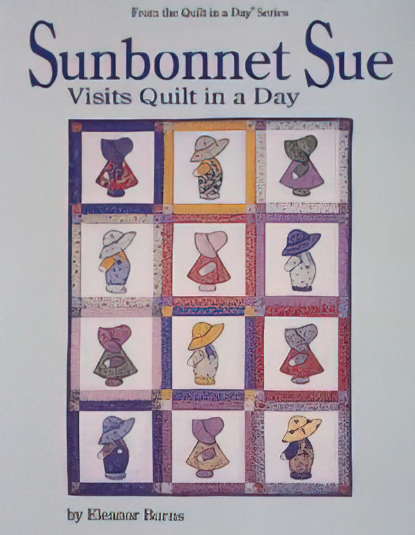 Libro Suebonnet Sue y Sam 48 páginas de patrones para hacer quilts de bebé a king size