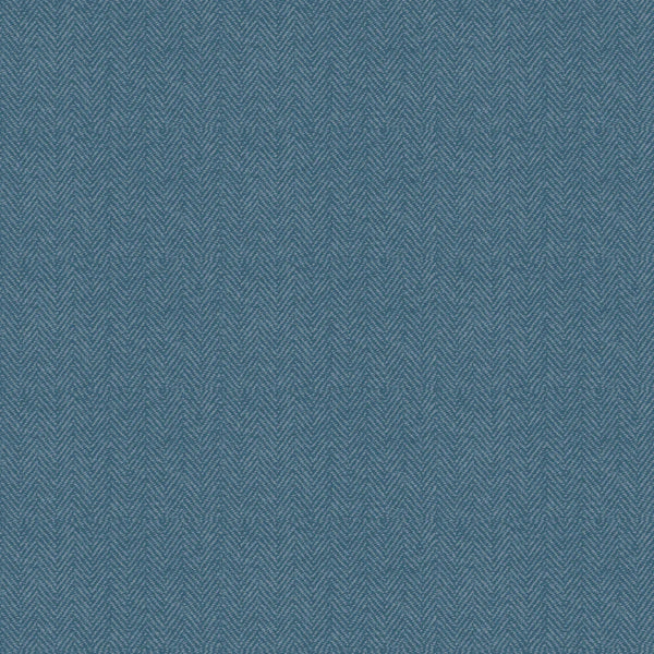 1/2 metro de Tela de Algodón Espiga en lana azul  Bosque de Invierno