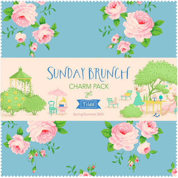 Charm pack Sunday Brunch 40 cuadros de 5x5 in