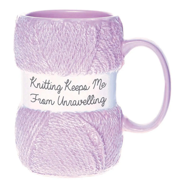 Taza de Cerámica Bola de Estambre Rosa * Llega el 31 de octubre*