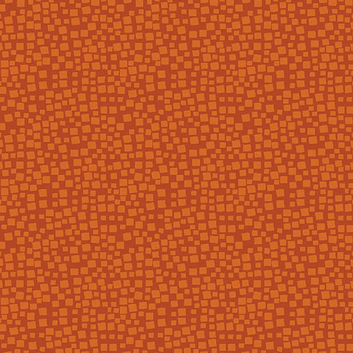 1/2 metro de Tela de Algodón Cuadritos naranja sobre naranja Hola Calabacita **llega el 19 nov**