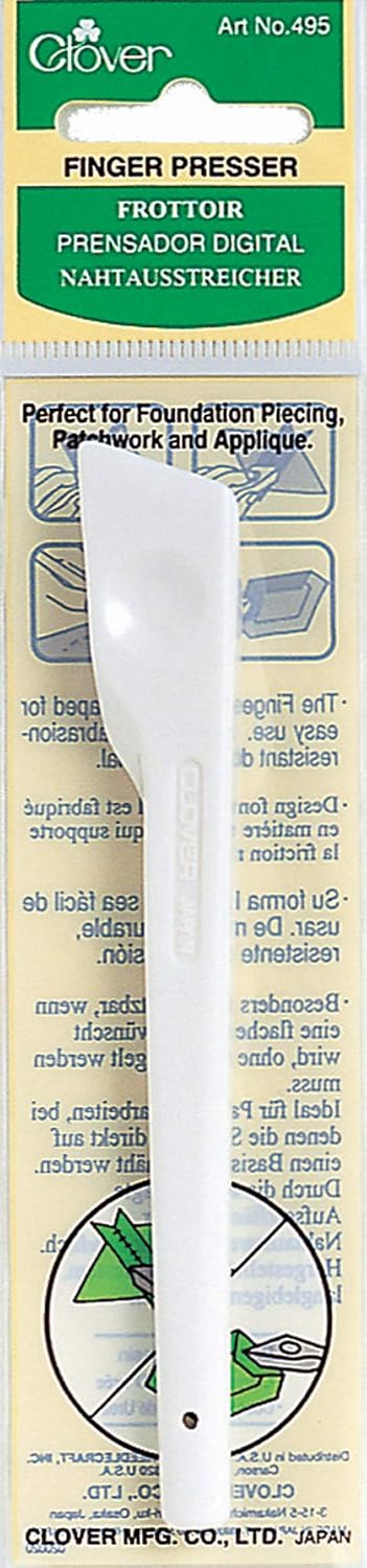 Marcador Espátula para Costuras Clover blanco