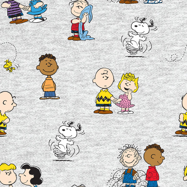 1/2 metro de La Pandilla de Snoopy sobre gris **llega el 31 de octubre**
