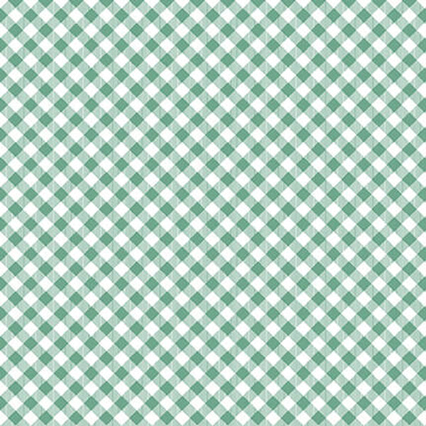 1/2 metro de Mascota diagonal Verde Priscilla 1/8 pulgada