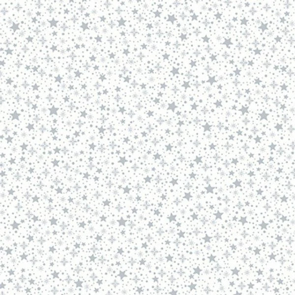 1/2 metro de Mini estrellas blanco sobre blanco Henry Glass **llega el 15 de julio**