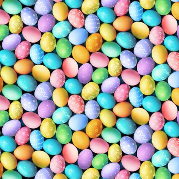1/2 metro Huevos de Pascua multicolor **llega el 15 de julio**