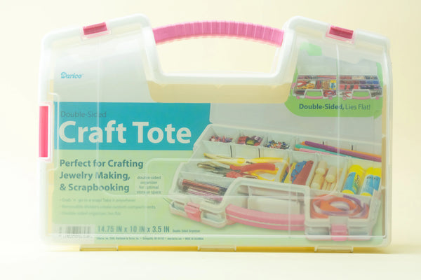 Caja para Manualidades Doble Darice con Divisores Móviles