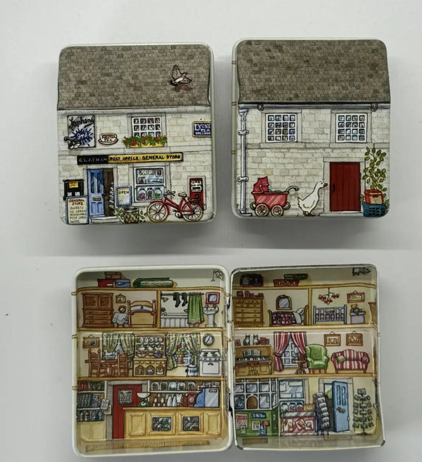 Mini Latas de Casitas Tienda de Abarrotes Dana Kubik