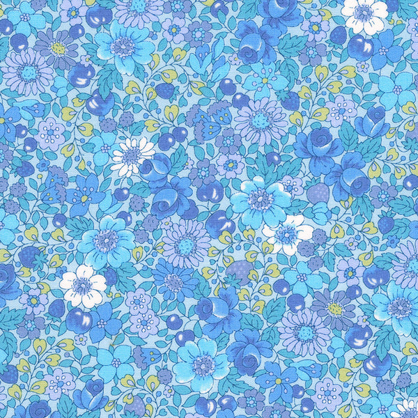 1/2 metro de Flores azul cerúleo Sevenberry japonés