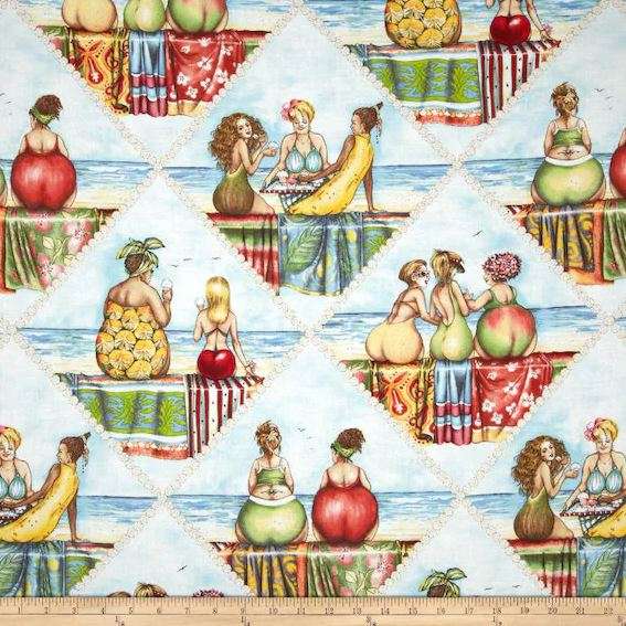 1/2 metro de Mujeres de la Fruta en Patchwork