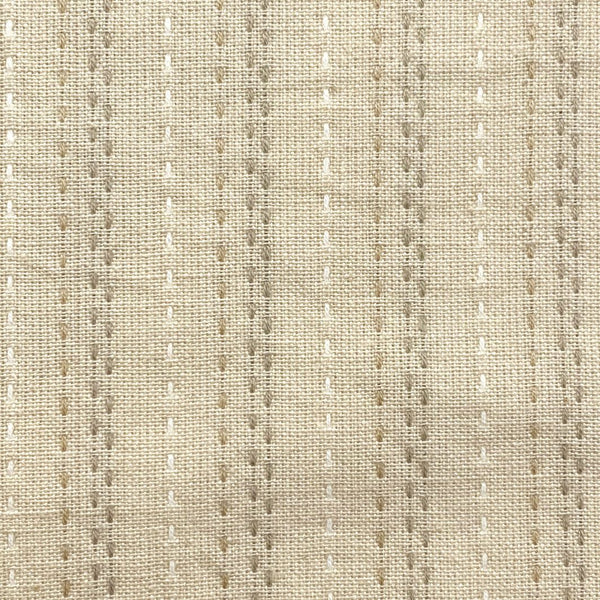 1/2 metro Puntada Sashiko Beige sobre café Japonés Homespun