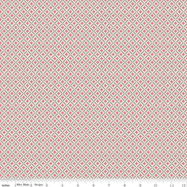 1/2 metro Mini Diamantes rosas Retazos & Abundancia Lori Holt