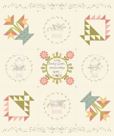 Panel Pájaros de una Pluma Marcus Fabrics
