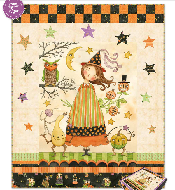Panel digital Amigos Espantosos Teresa Kogut Patchwork falso 130 x 155 cm  **llega el 14 de agosto**