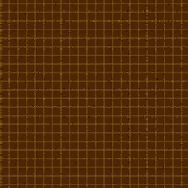 1/2 metro de tela de algodón Homespun Cuadros Café sobre café Yarndye