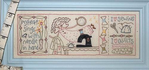 Lienzo para Bordar Mi Corazón Canta Natalie Bird ** Llega el 30 de noviembre**