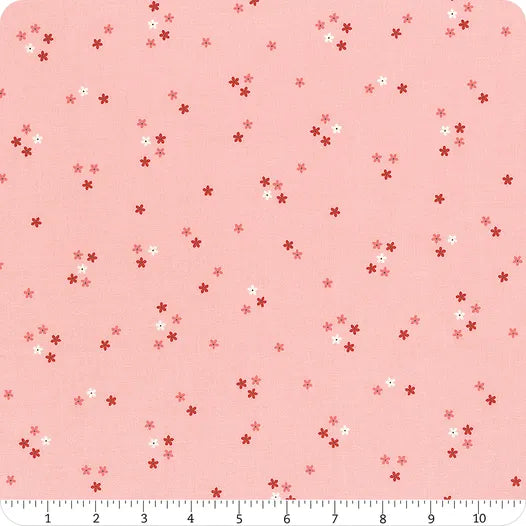 1/2 metro Mini Flores rosa pálido Mercado de Moras Riley Blake