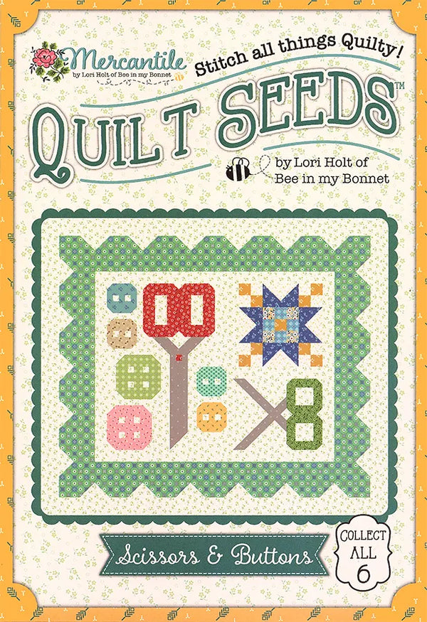 Patrón Tijeras y Botones de Lori Holt Colección Mercantil