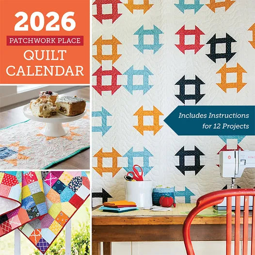 Calendario 2026 Patchwork Place - Inspiración Anual para Quilters 🗓️🧵