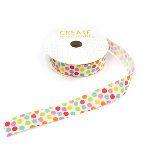 Rollito de 5 metros de Listón Confetti de Colores