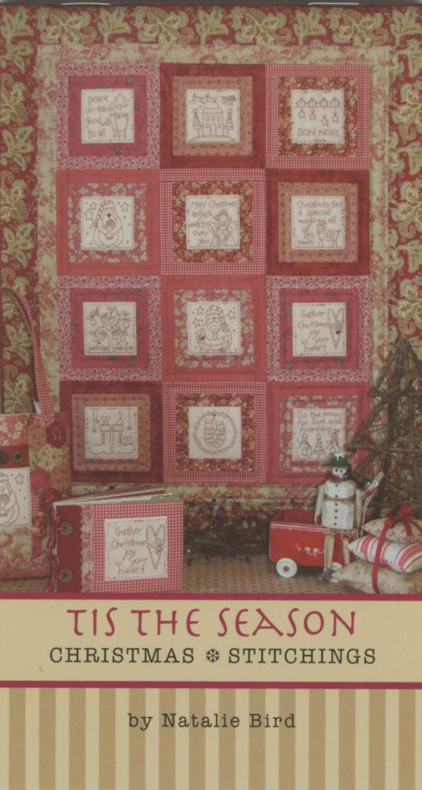 Libro de patrones de bordado navideño Ya es la Estación de Natalie Bird ** Llega el 30 de noviembre**