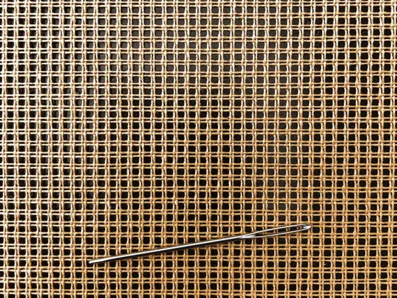 1/2 metro de Cañamazo Zweigart 10ct 505/40 Tabaco | 60cm Ancho | Duo Made in Germany