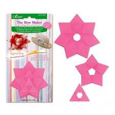 Molde de Plástico de Estrella para hacer Moños de Tela Clover