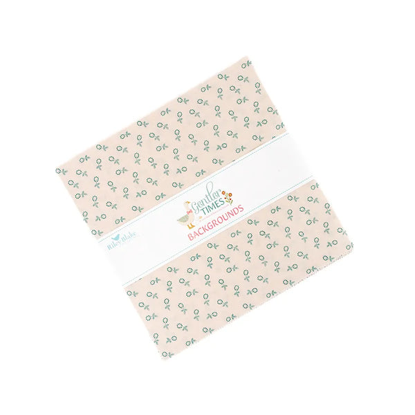 Charm Pack Tiempos Más Gentiles Lori Holt Fondos Blancos 42 piezas de 12.5 cm *Llega el 28 de septiembre*