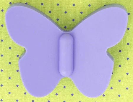 Guardagujas magnético de mariposa lavanda 10 x 7 cm Dritz