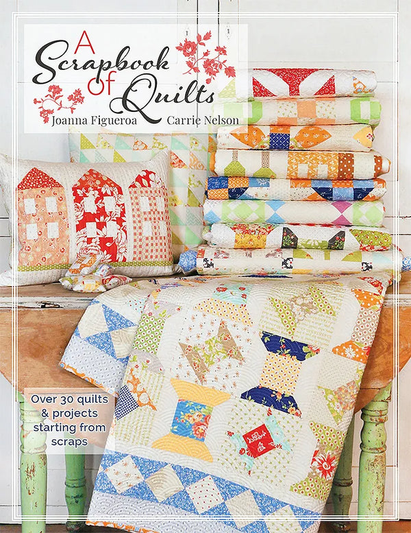 Libro Quilts con Retazos de Carrie Nelson y Joanna Figueroa 173 páginas