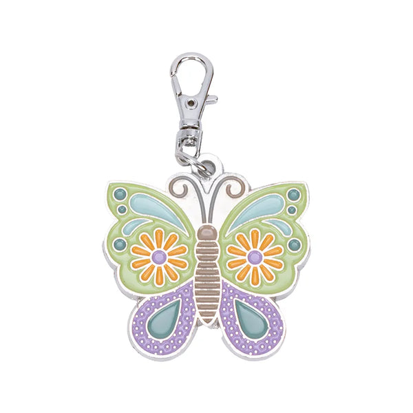 Dije metálico de Mariposa Lori Holt Retazos y Abundancia
